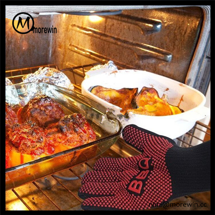 Morewin Brand High Quality Kevlar Heat Resistant Oven Gloves