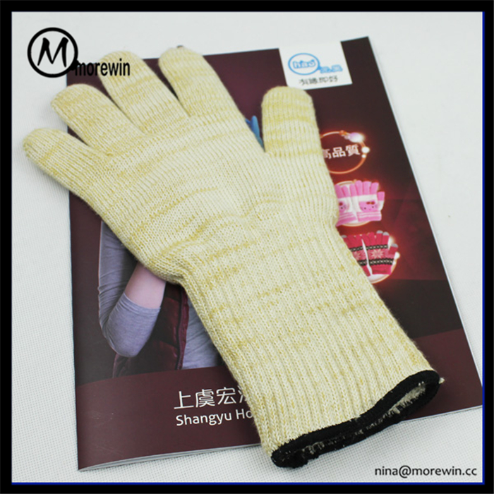 Morewin Brand High Quality Long Cuff Oven Cotton Kitchen Mitten