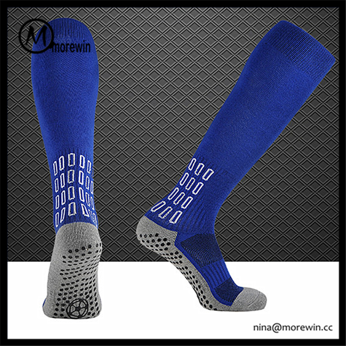 Morewin Brand Pvc Dots Compression Football Socks