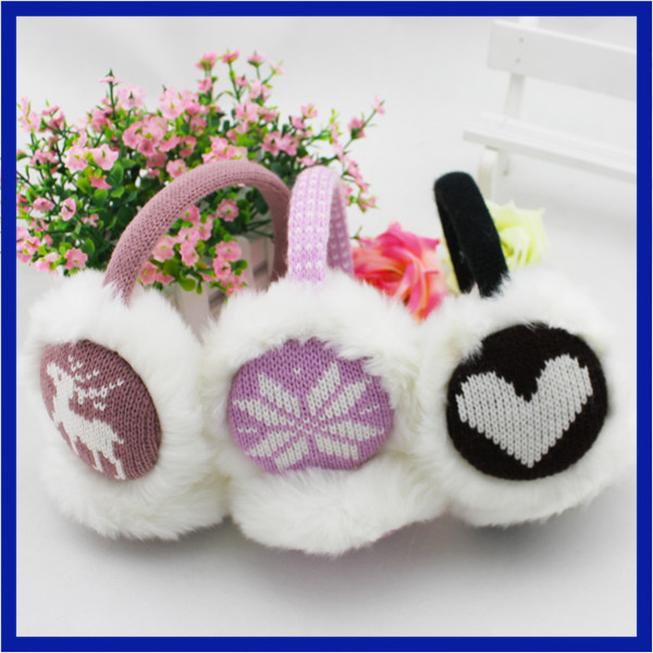 Morewin 2017 New Band Winter Earmuffs Warm Unisex Candy Color Knitted Pl