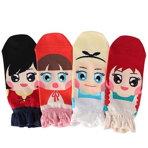 Morewin Brand Oem Cartoon Tube Socks For Women