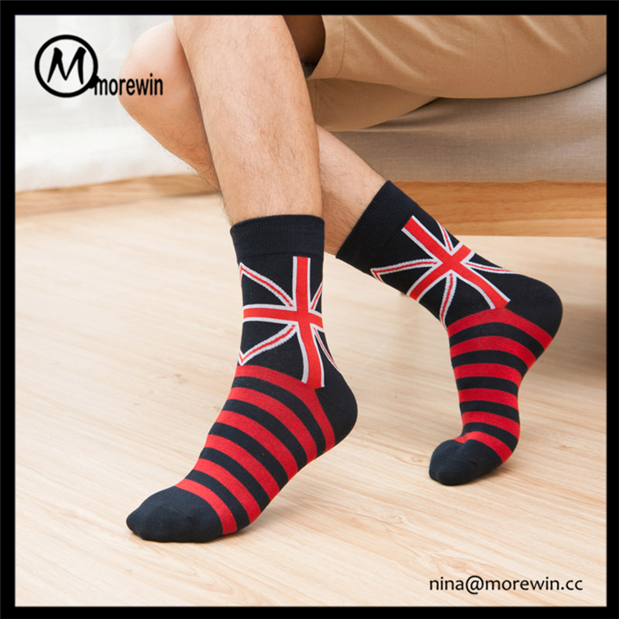 Morewin Wholesale American Flag Socks Flag Cotton Socks