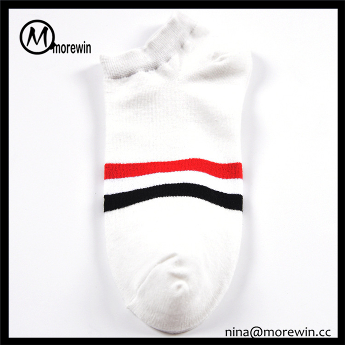 Morewin OEM Custom Logo Knitting Sport Ankle Socks