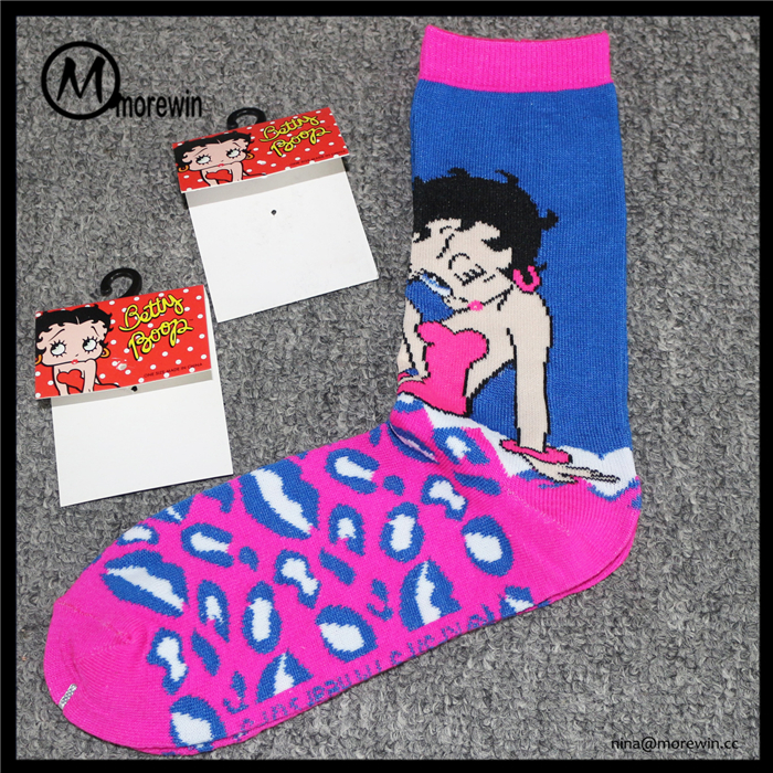 Morewin Cartoon Tube Socks For Girls