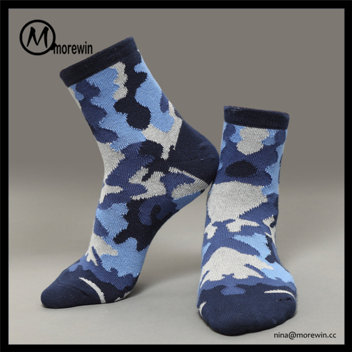 Morewin Brand Camouflage Sports Socks For Man