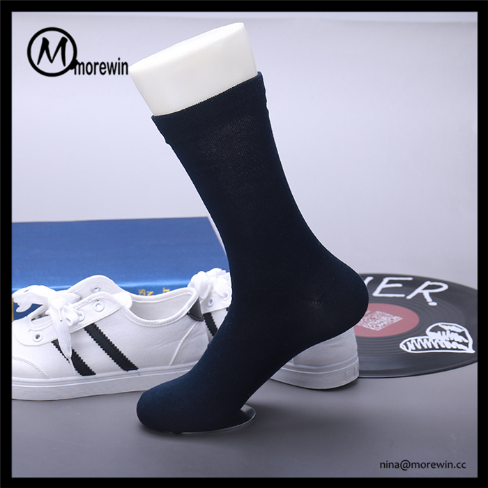 Morewin Soild Color Bamboo Business Socks For Man