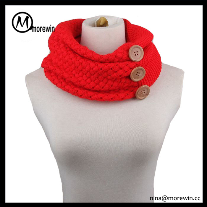 Morewin Womens Thick Knit Winter Infinity Circle Loop Scarf