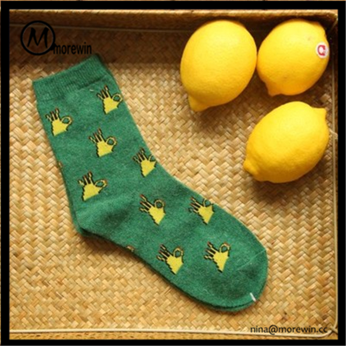 Morewin Fruit Pattern Fashion Socks Women