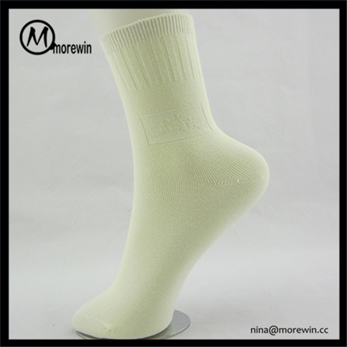 Morewin Custom Soild Color Combed Cotton Tube Socks For Women