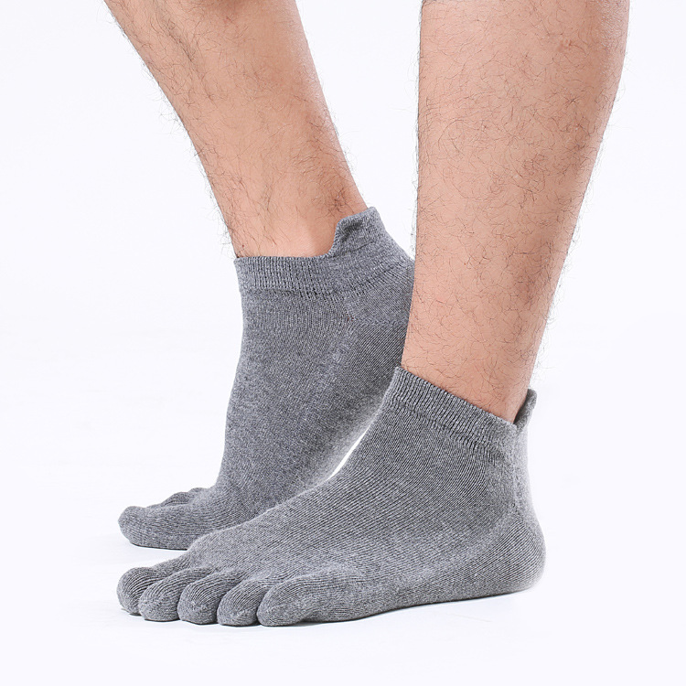 Morewin Brand Mens Solid Colourf 5 Toe Socks - Personalized Gifts