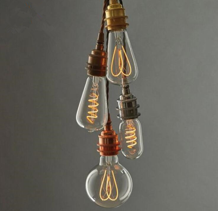 ST64 Retro Soft LED Filament Bulb 4W warm white