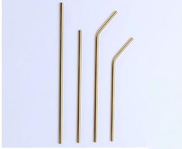 4 Stainless Steel Straws With Carry Bag