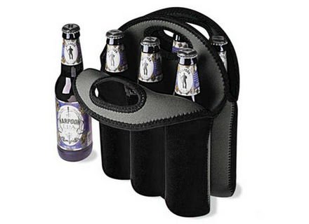 Black bottle can cooler