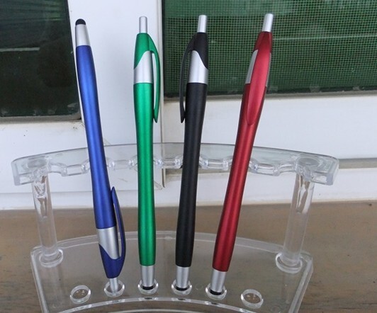 Popular Ballpoint Pen With Front Stylus