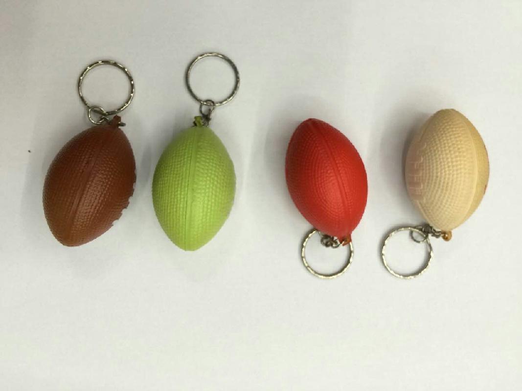 Mini Rugby Balls Keyring