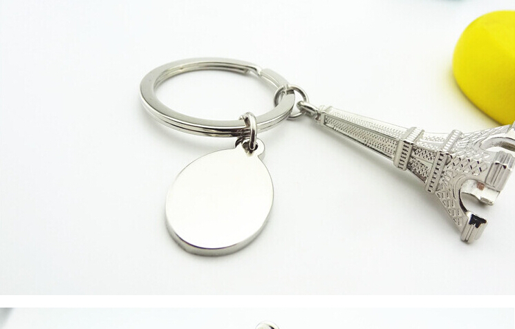 3D Zinc Alloy Key Holder, Car Metal Keychain