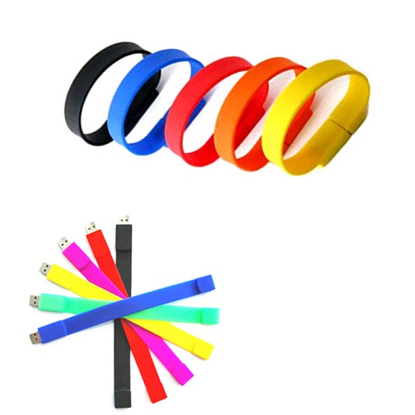 16GB Silicone Bracelet USB Flash Drive