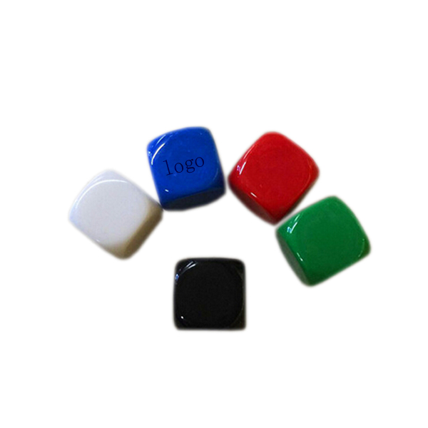 Promotional Printed Logo 16MM Plastic Dice 