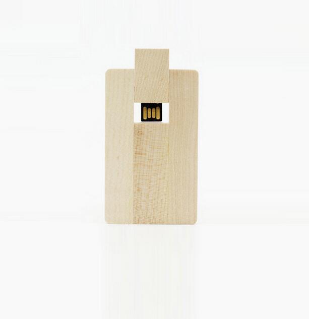 Wooden Card USB Flash Drive