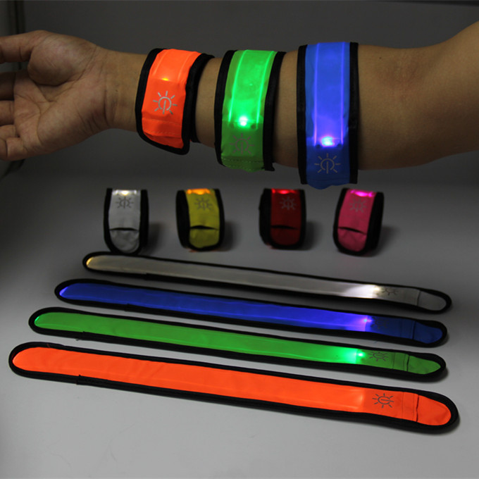 Safety LED Slap Bracelet