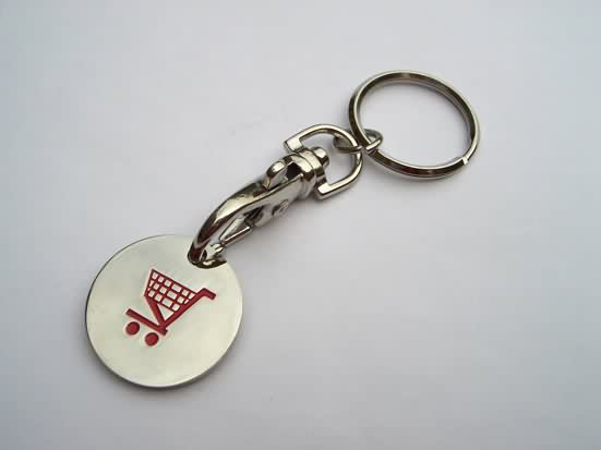 Zinc Alloy Coin Key Chain