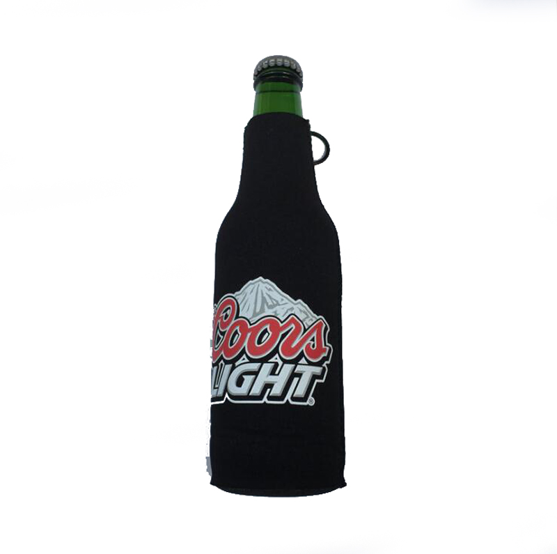 Stubby Bottle Holder With Zippe