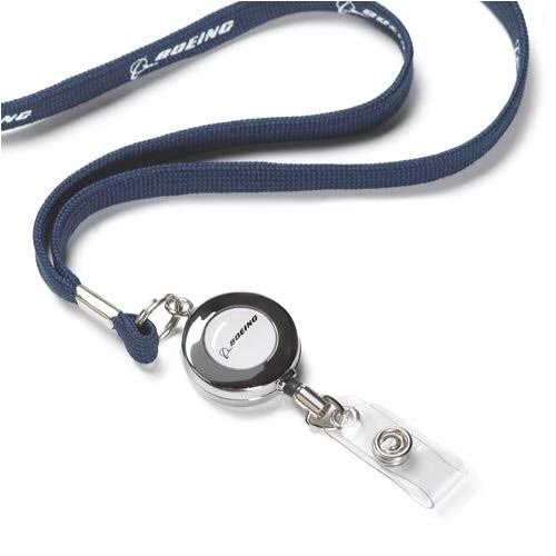 Safety Breakaway Tubular Lanyard With Badge Reel