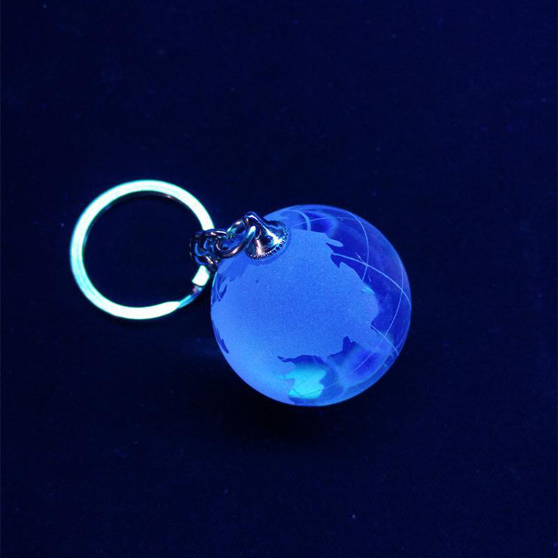 Crystal 2025 globe keychain