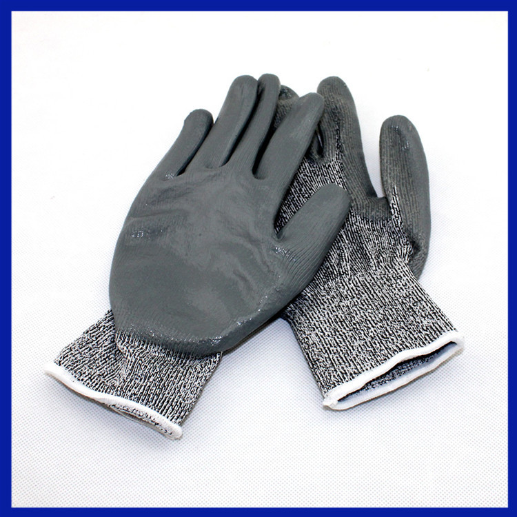 Morewin Level 5 Dyneema With PU Palm Coated Cut Resistant Gloves