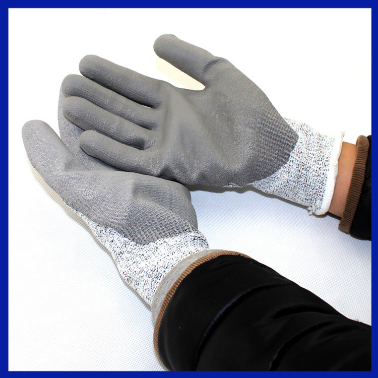 Morewin Level 5 Dyneema With PU Palm Coated Cut Resistant Gloves