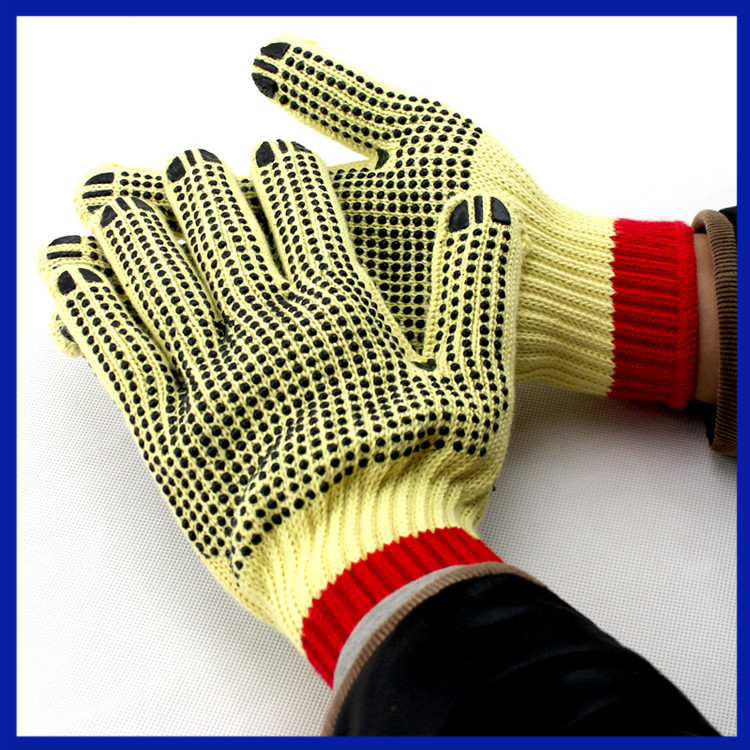 Morewin Kevlar With Pvc Dots Cut Resistant Gloves