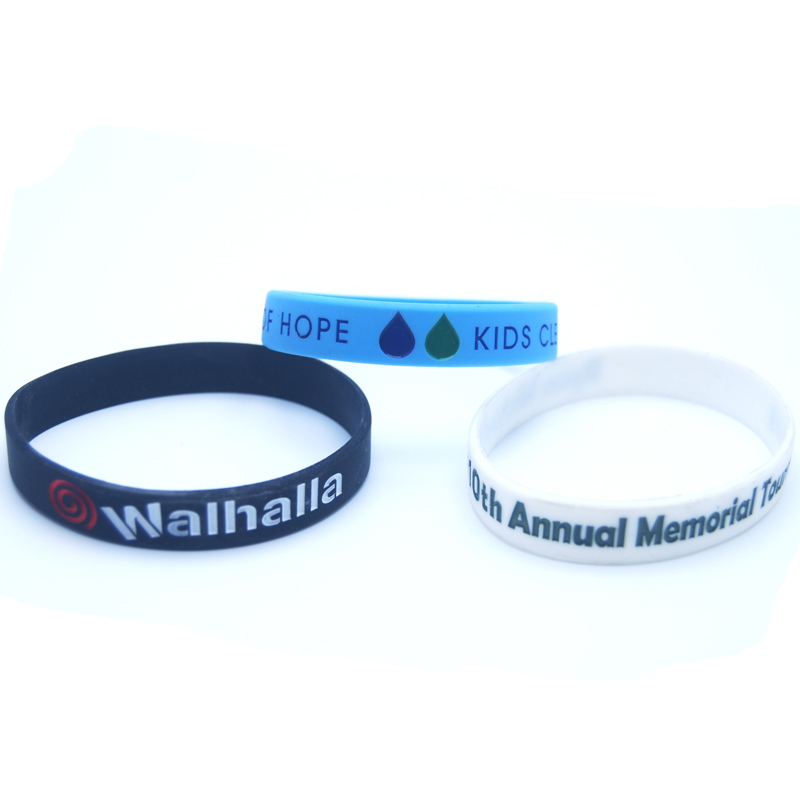 Debossed Silicone Wristbands