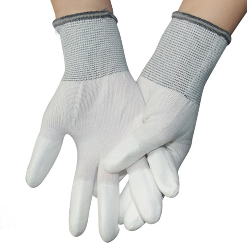 Morewin Nylon With PU Palm Coated Work Gloves