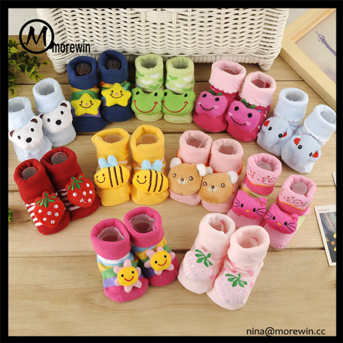 Morewin Lovely 3D Cartoon Baby Socks For 0-1 Years