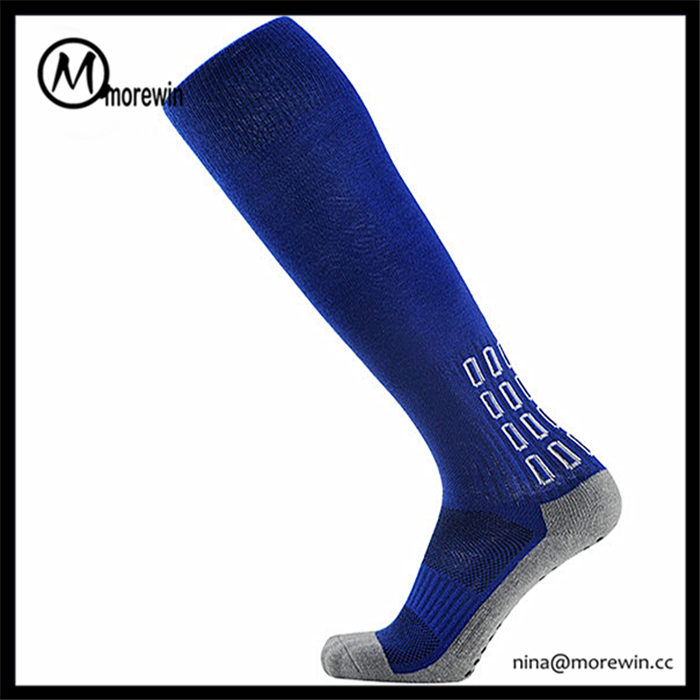 Morewin Brand Pvc Dots Compression Football Socks