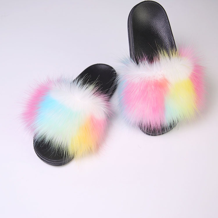 Women's Fur Slider Slippers