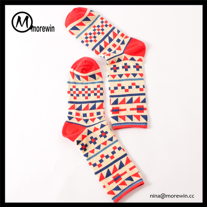 Morewin Customized Men Women Cute Korea Fashion Colorful Socks With Cust