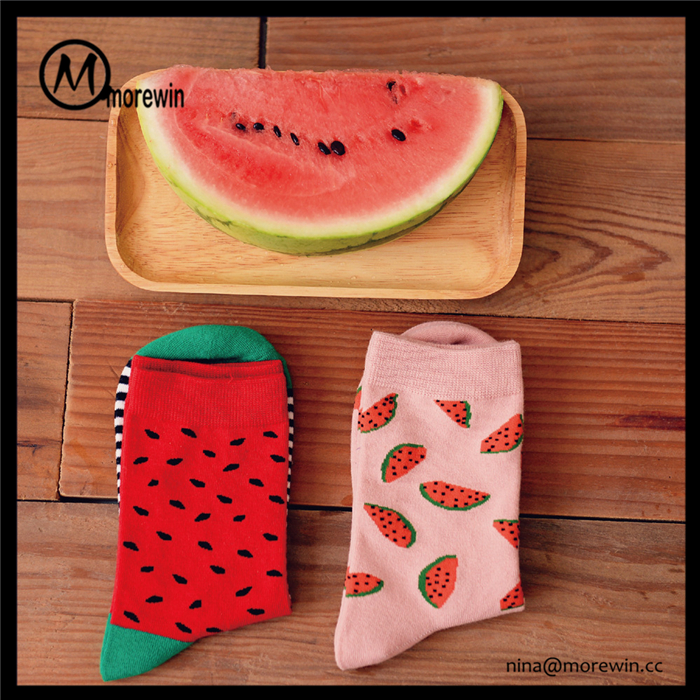 Morewin Fruit Strawberries Girl's Tube Sock Factory