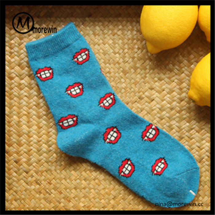 Morewin Fruit Pattern Fashion Socks Women