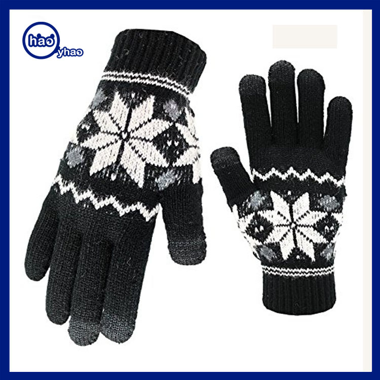 Yhao Gloves Wholesale Smart Phone Gloves Two Finger Touch Screen Gloves