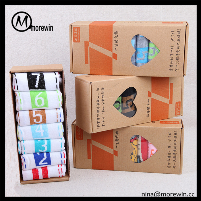 Morewin Mens Low Cut Design 7 Days Week Cotton Socks