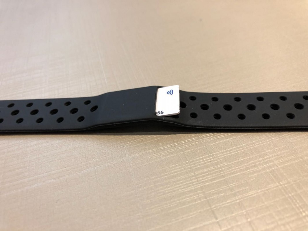 Wristband With Sim Card Slot