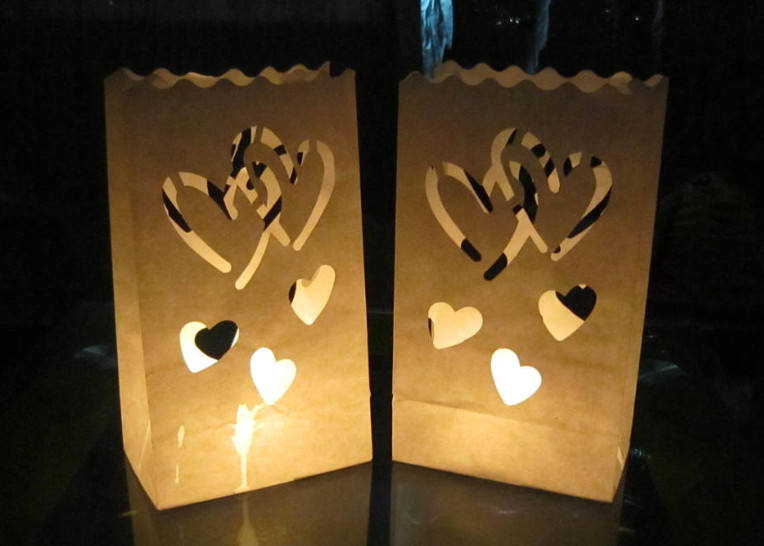 Moon Paper Tealight Lantern Candle Bags