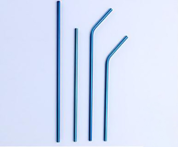 4 Stainless Steel Straws With Carry Bag