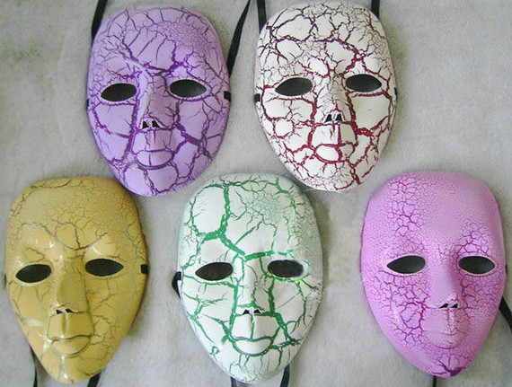 Hip-hop White Mask Ghost Dance Mask