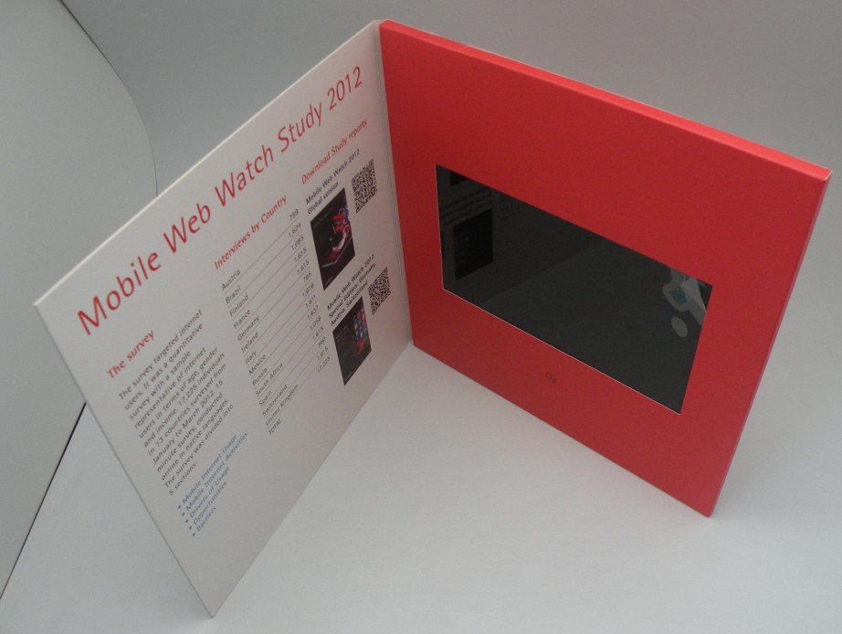 4.3" 128MB Video Greeting Card