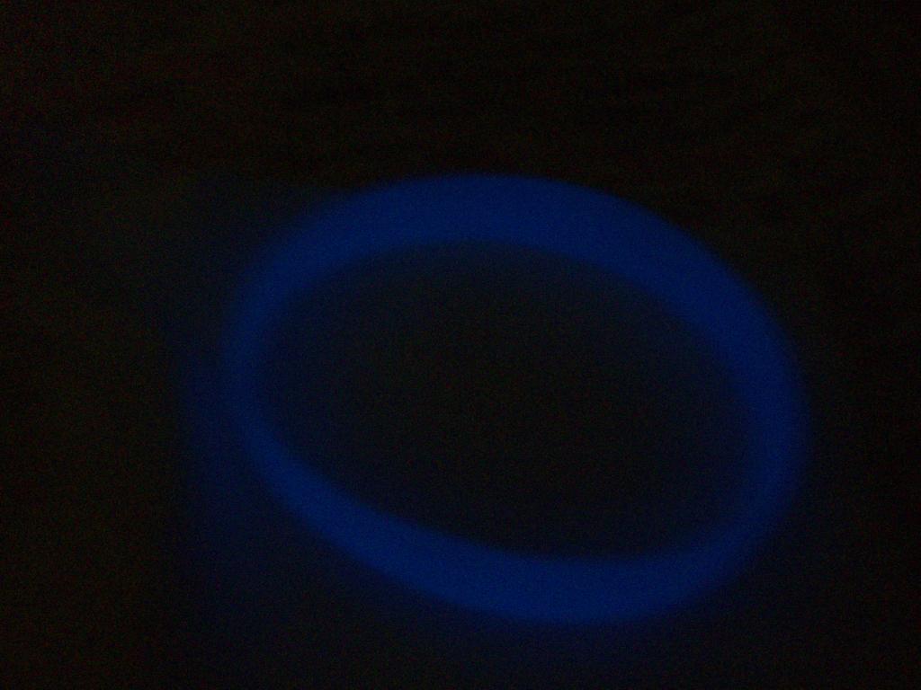 Blue Glow In The Dark Silicone Bracelet