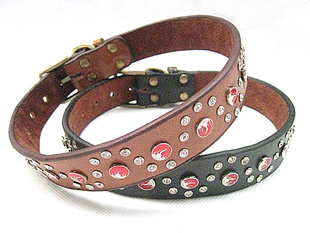 Leather Dog Collar - 2.5 X 55 Cm