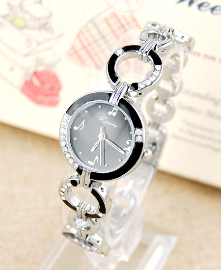 Metal Rhinestone Watch For Lady