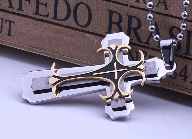 Titanium Steel Pendant Cross